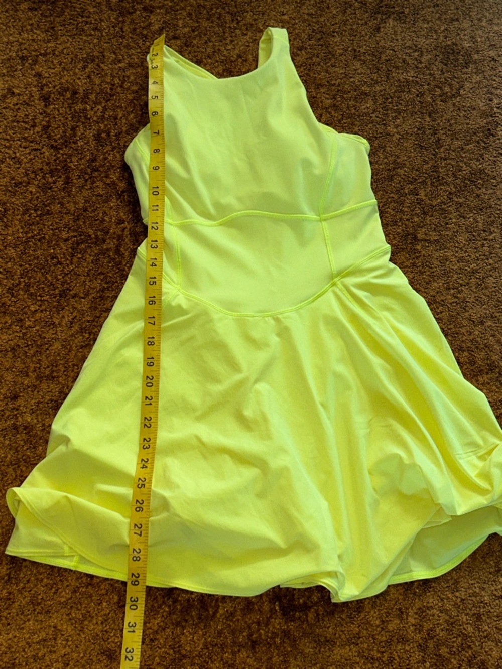 lululemon athletica Neon Yellow Athletic Dress - Picture 4 of 9